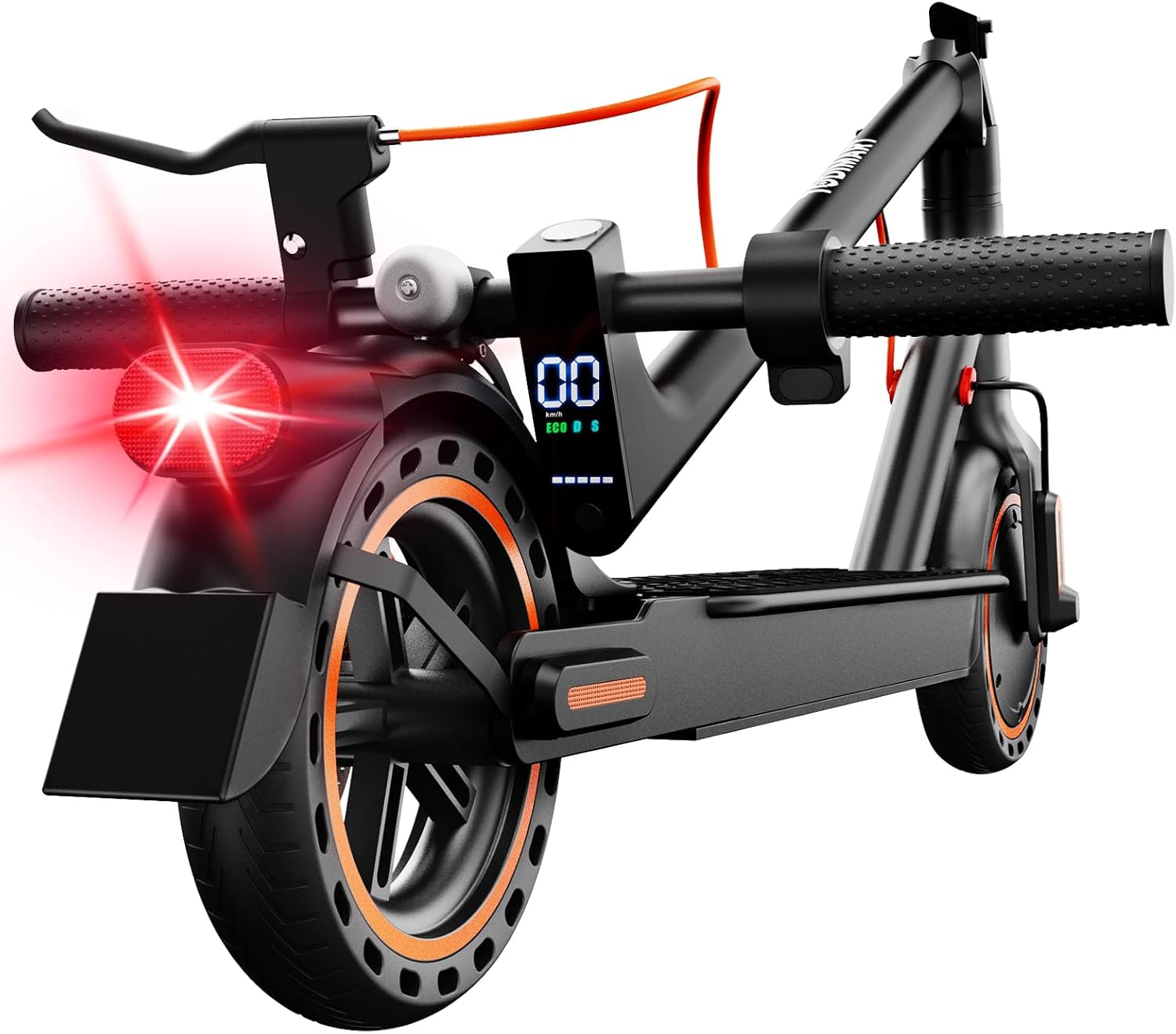 Elektrikli Scooter Yetişkin, 30-35km Menzil, 8.5" Ultra Hafif Katlanabilir E Scooter, 350W Motor, 3 Hız Modu, TODIMART T3 Yetişkinler ve Gençler İçin, Akıllı Uygulama