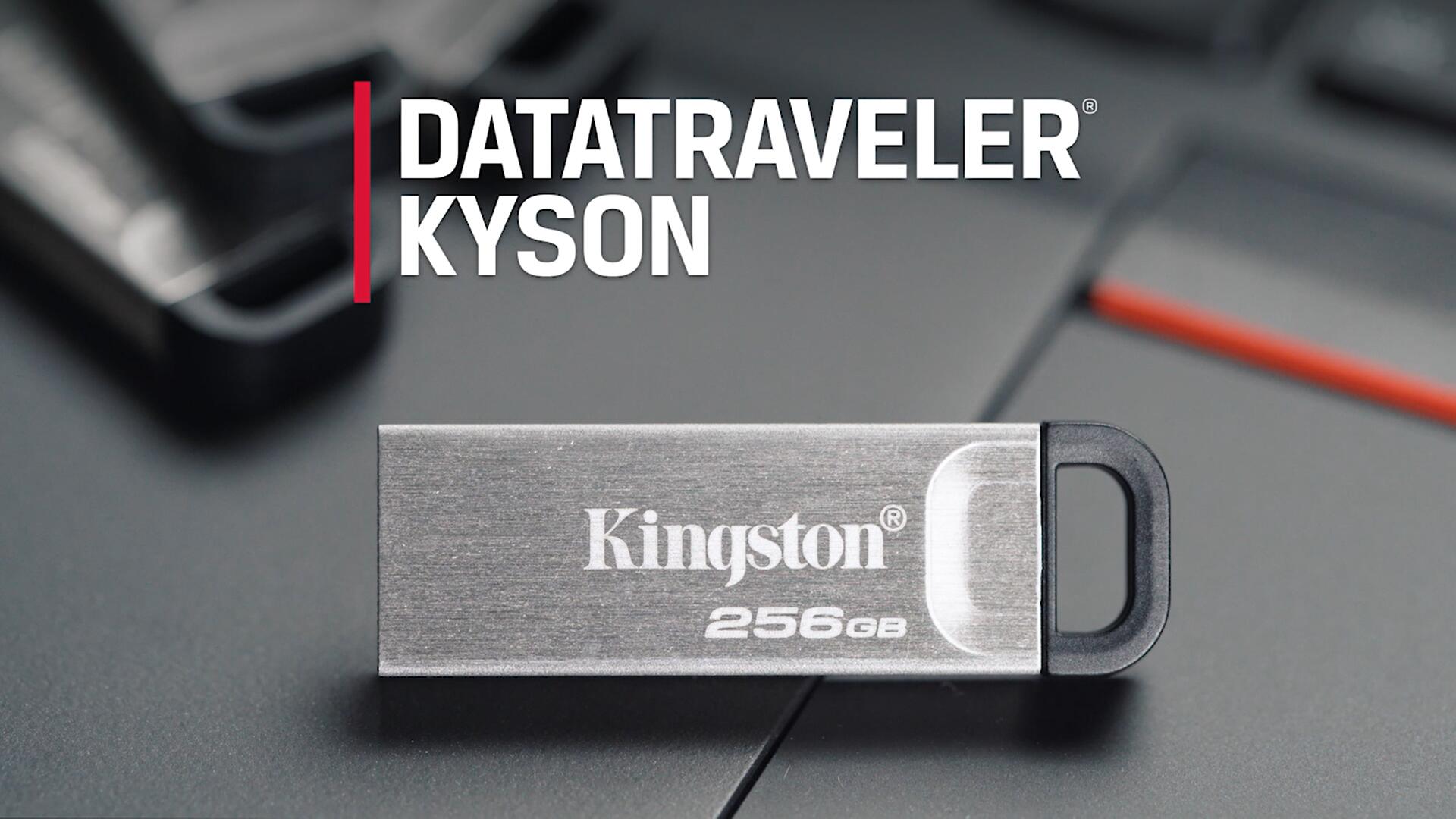 Kingston 128GB USB 3.2 Gen 1 64GB 256GB 512GB USB Flash Drive DTKN Large Capacity Metal Flash Drive 200MB/s Read U Disk Stick with Capless Metal Case