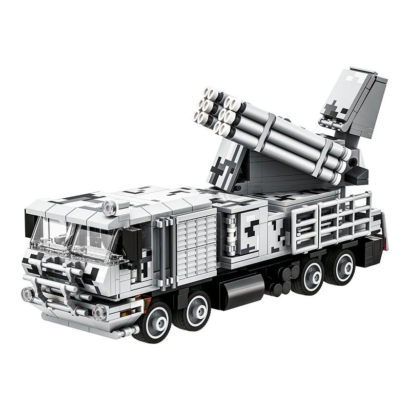 Wange Military Armored Pantsir-SM Air Defense System Model Building Block Toy Set Compatible with Bricks Children's Birthday Gift No.5510