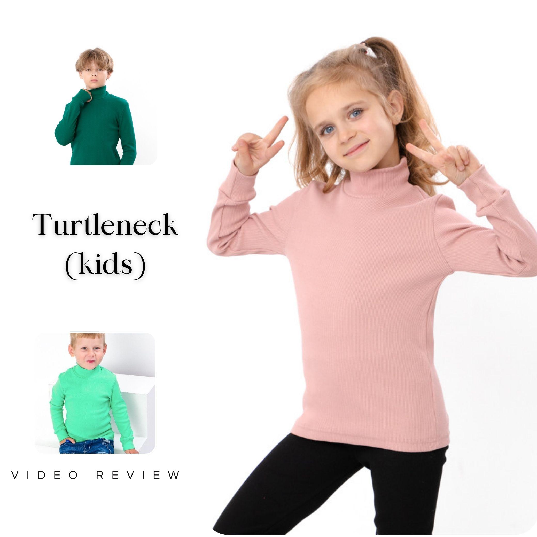 Kids’ Cozy Turtleneck Sweater – Comfortable & Protective for Cold Weather, Any season 6068-019 HC