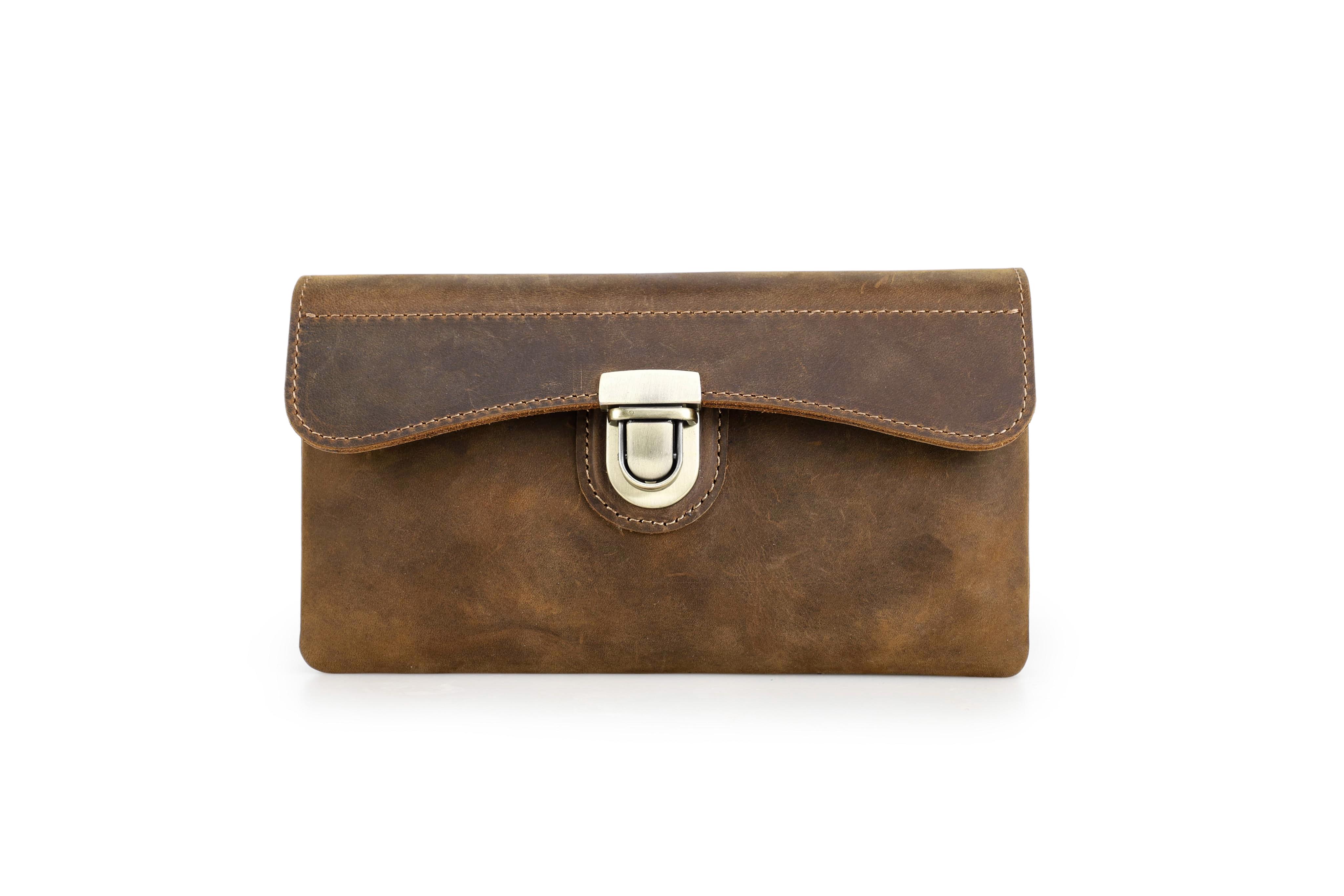 CONTACT'S Genuine Leather Men's Waist Bag Coin Pocket Wallet High Quality Male Belt Bag Leather Small Pouch Men Wallet