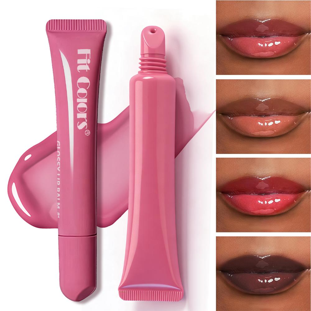 Samtiger Lipgloss in nackten Farben, Feuchtigkeitsspendender leuchtender langanhaltender hydrierender Spiegel-Flüssiglippenstift, Leicht und angenehm