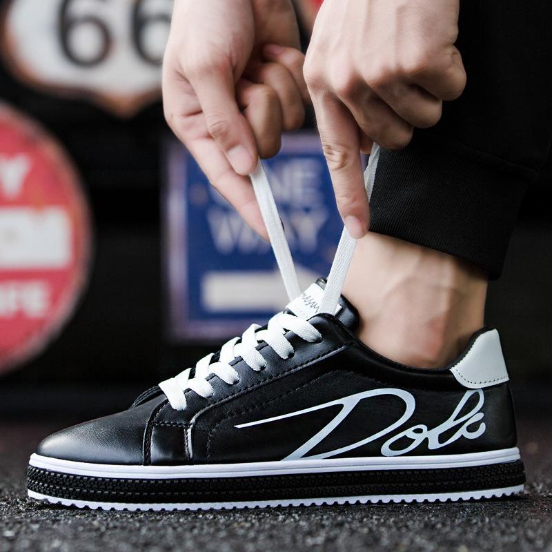Мужская обувь корейской версии The Board Shoes, модная спортивная повседневная обувь, мужские туфли белого цвета, низкие молодежные туфли