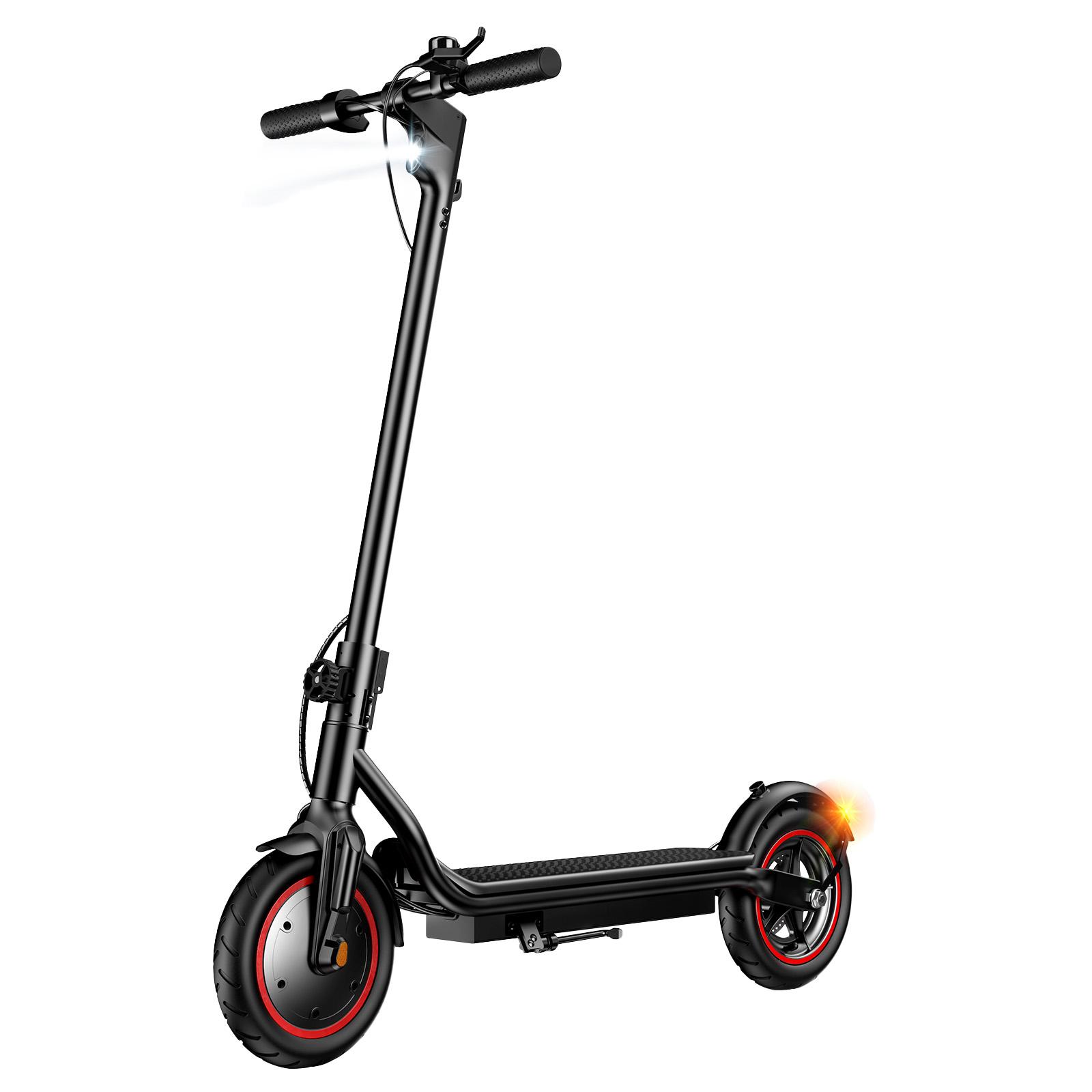 8.5" City Commuter E-Scooter with APP Control, 350W Motor, 36V7.8Ah, 30km/h Max Speed, IPX4 Waterproof, iScooter W5 Foldable Electric Scooter