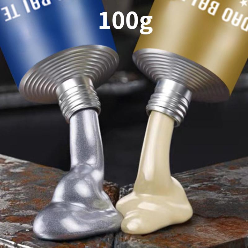 High-Temperature Resistant Metal Repair Glue,AB Super Glue Waterproof,Durable, Outdoor-Ready Adhesive for Grinding, Drilling,Filling