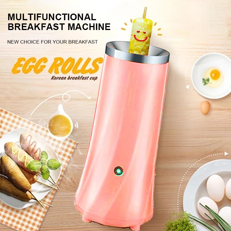Mini Electric Egg Boiler Automatic Eggs Roll Maker Omelette Breakfast Machine Cooking Tools Egg Master Sausage Burrito
