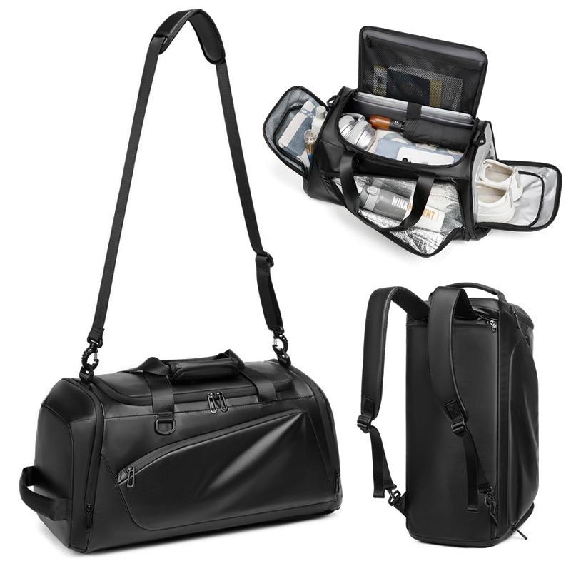 Multi-functional Large Capacity Travel Bag Waterproof Oxford Business Trip Luggage Bag Dry-wet Separation Fitness Bag Can Shoulders Handheld Crossbody