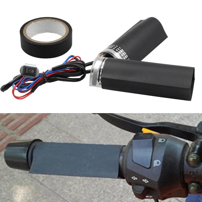 Motorcycle Riding Electric Heating Handle, Off-Road Vehicle Modified Electric Heating Handle Cover 12V Turn Handle Electric Heating Handle