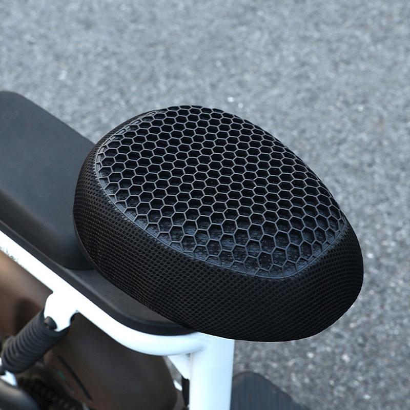 SEAMETAL Cuscino Sella Moto Gel Cuscino Sella Moto con Nido d'Ape Assorbente agli Urti Traspirante Coprisella Per Tutte le Stagioni