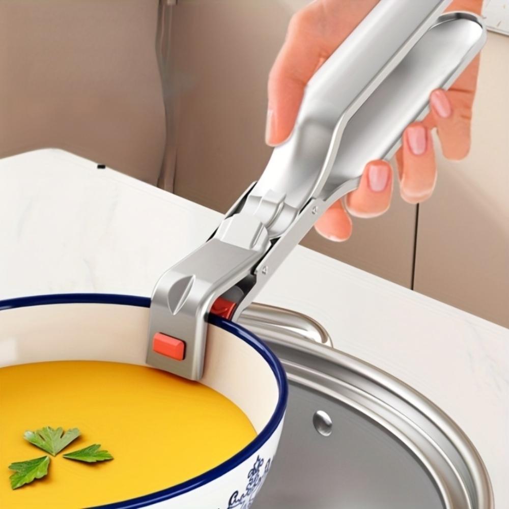 Klips ze stali nierdzewnej chroniący przed poparzeniem, klips do miski kuchennej, klips do parowaru, klips chroniący przed poparzeniem talerza, klips do naczynia piekarnikowego, klips do naczynia, szczypce kuchenne