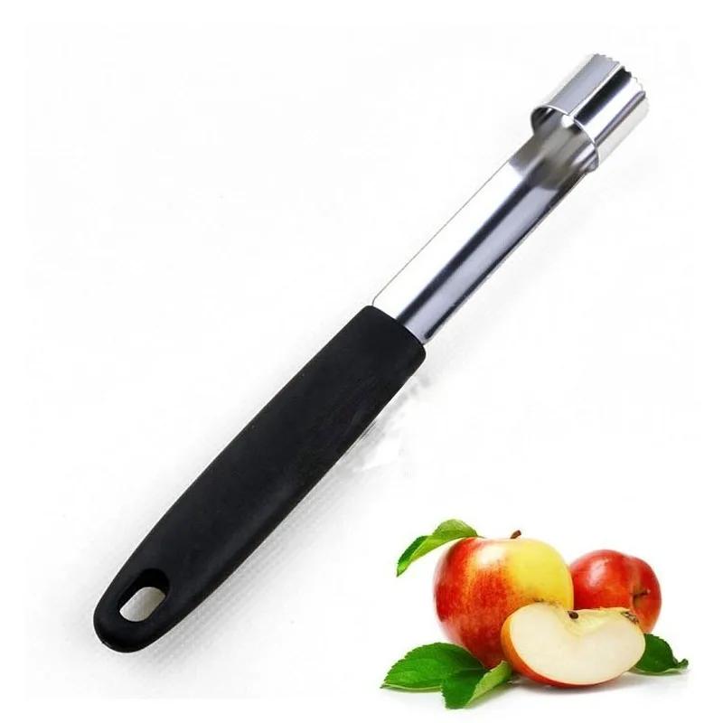 Nouveau Évideur de Pomme Acier Inoxydable Poire Fruit Légume Outils Évider Enlever les Pépins Coupeur Semoir Trancheur Couteau Gadgets de Cuisine Outils