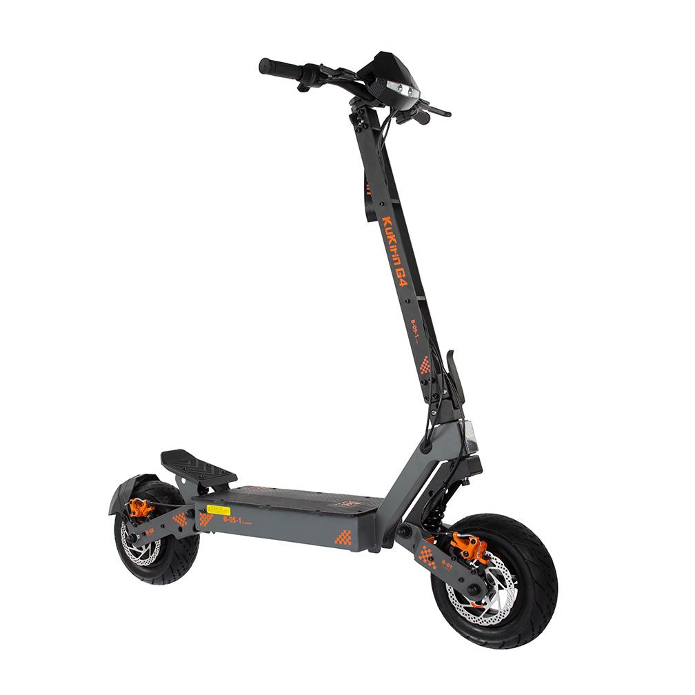 KuKirin G4 2000W Wysokowydajny E-Skuter Bateria 60V 20Ah, Opony 11", Maksymalny Zasięg 65km, 3 Prędkości, Wyświetlacz LED, IP54, Hamulce Tarczowe