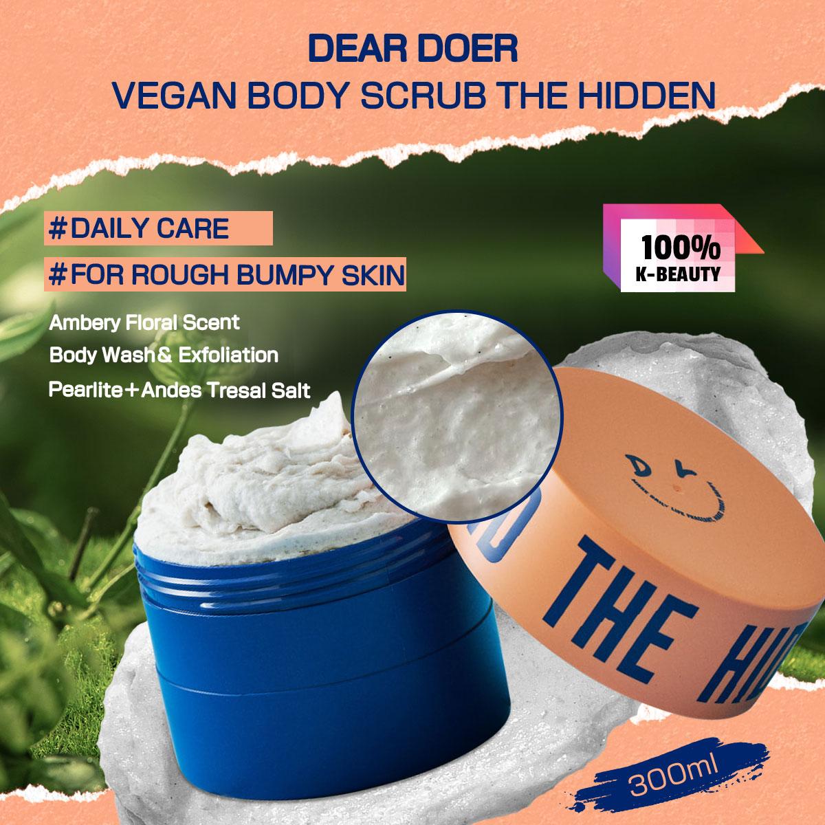 DearDoer Vegan Body Scrub The Hidden 300ml