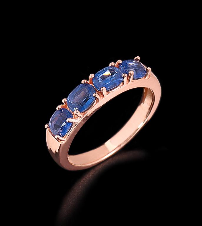 Light luxury Natural oval 4*5mm Kyanite women's earrings Classic 925 sterling silver fine jewelry for valentines engagement gift