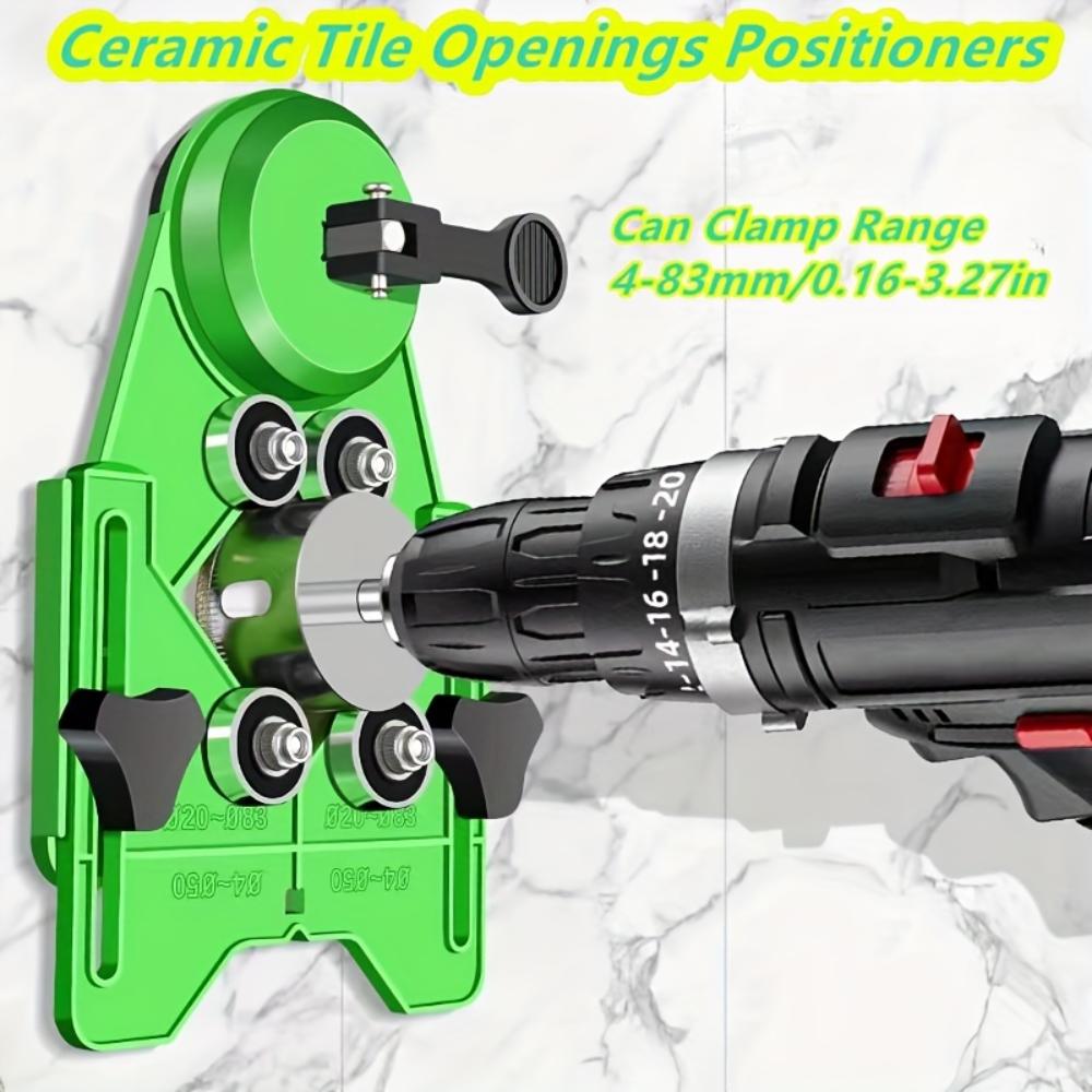 Tile Hole Locator, Glass, Marble Hole Locator, Tile Chamfering Tool, Suction Cup Fixed Hole Locator, Drill Hole Locator