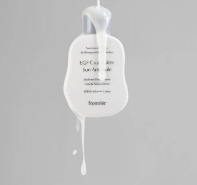 FROMRIER Fiolă vegană EGF Cica Water Sun 56ml