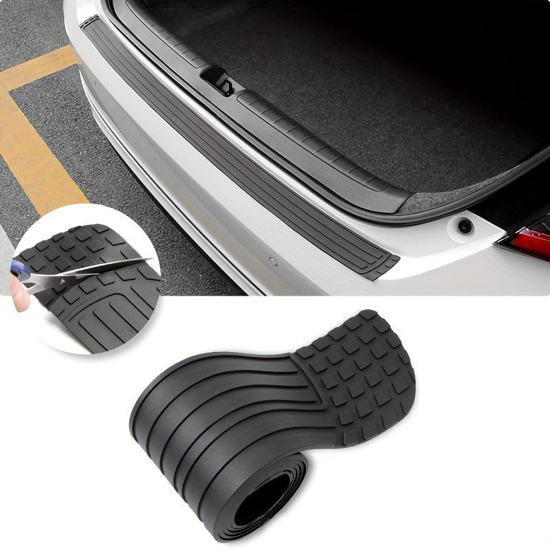 Rubber Car Trunk Bumper Guard Strip Scratch Proof Protective Trim for SUV Sedan Truck Tailgate Anti Slip Durable DIY Automotive Accessories