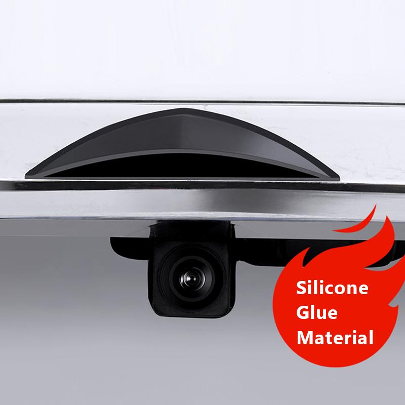 SEAMETAL Car Rear Camera HD Reversing Rain Cover Silicone Weatherproof Rainproof Protection Guard for Rear View Camera Easy Install