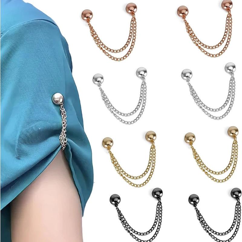 4-Piece Magnetic Clothing Clips – Multi-Purpose No-Pin Clips for Hemming, Pants & Women's Garments