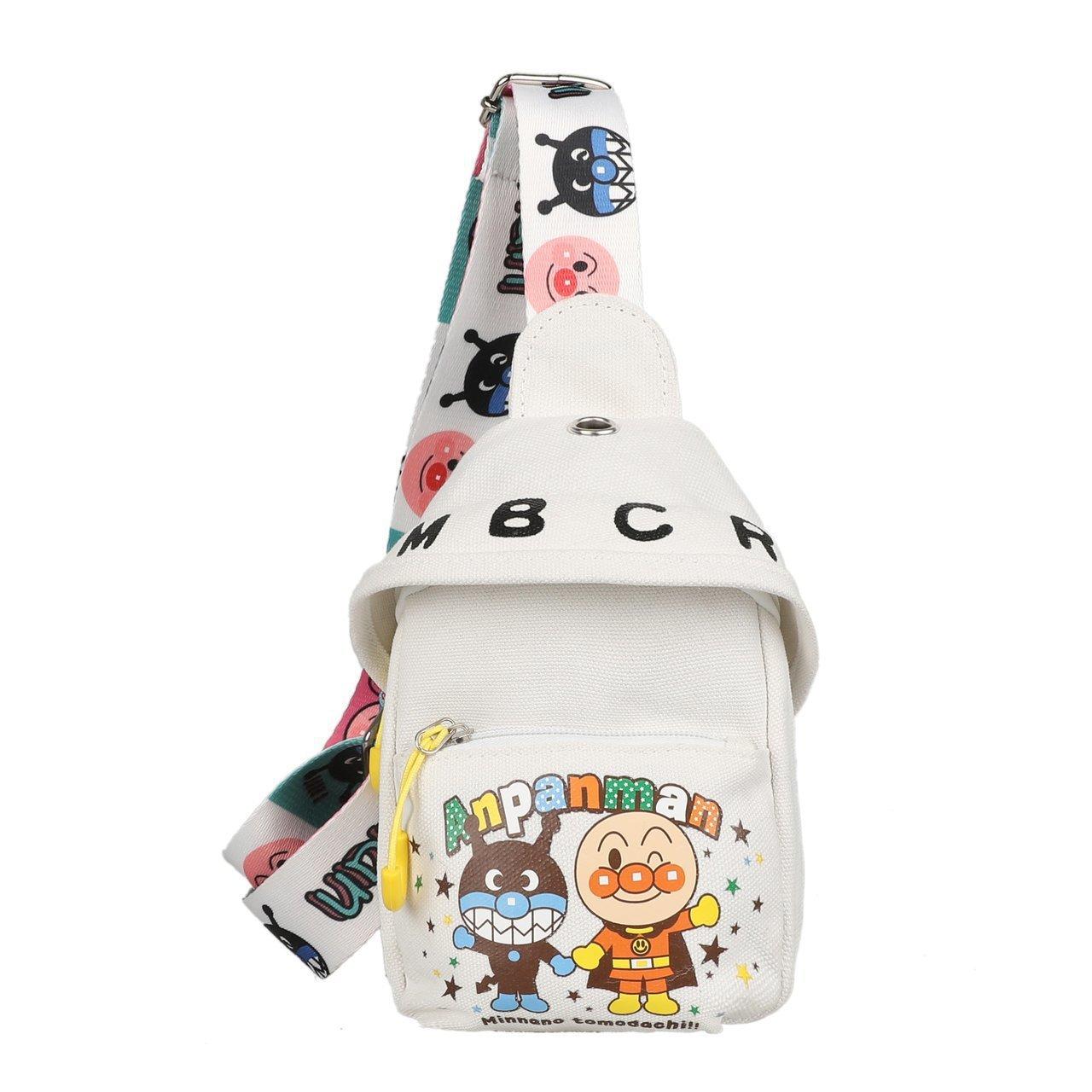 Ladies Children Cute Cartoon Canvas Print Female Chest Bag Diagonal School Bag for Girls Shoulder Bag