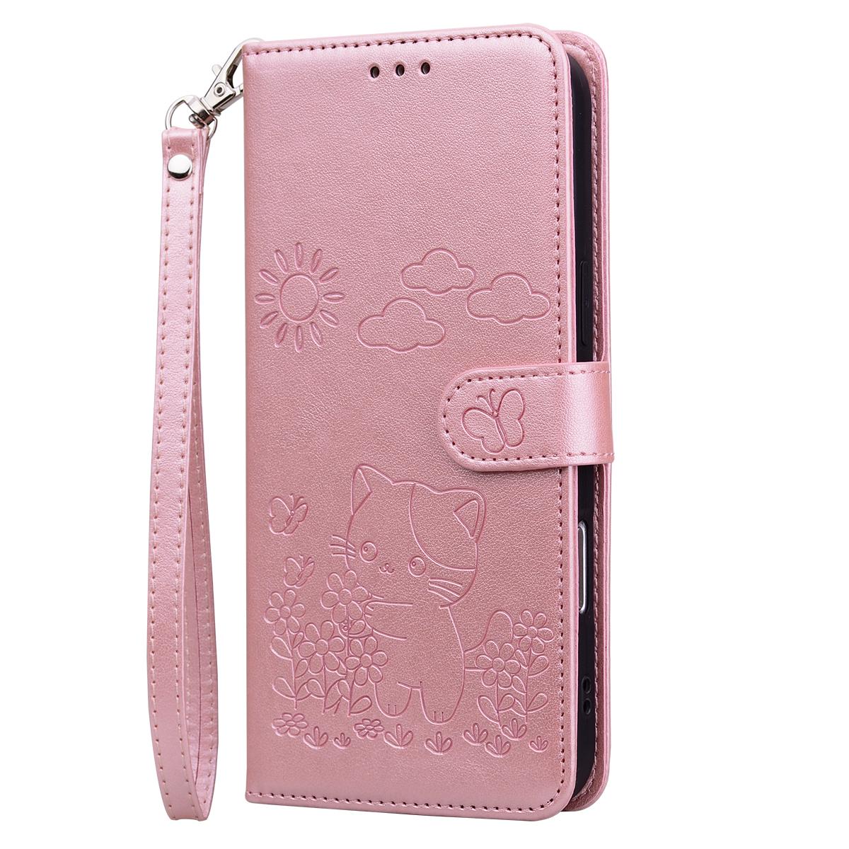 Faux Leather Wallet Flip Phone Case For Motorola G75 G55 G35 G24 G15 G05 G04S E15 E14 Card Holder Back Cover With Lanyard