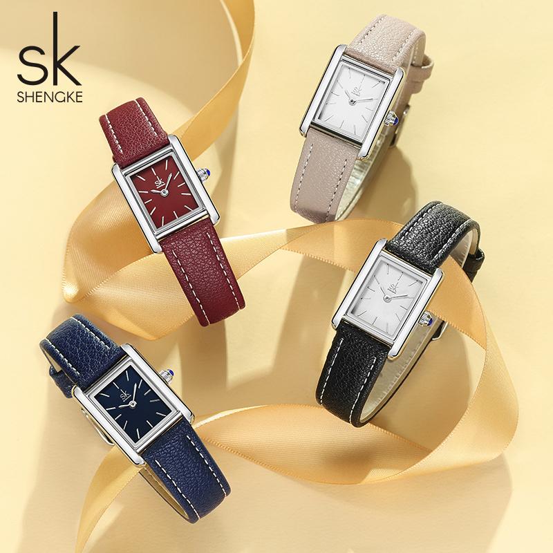 Shengke Elegant Ladies Watches Top Brand Women's Quartz Wristwatches Fashion Styles Female Best Gifts Clock