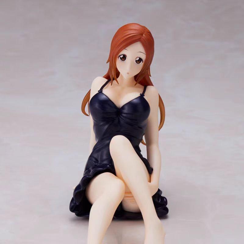 Anime Inoue Orihime Nachthemd Sitzende Actionfigur PVC Modell Spielzeug Erwachsene Sammlung Geschenk