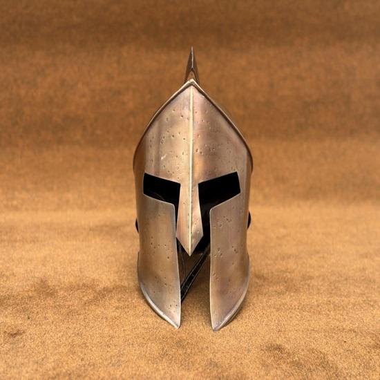 Medieval Spartan Greek Helmet Wearable Knight 300 Spartan Costume Helmet, Perfect Halloween Gift for Him