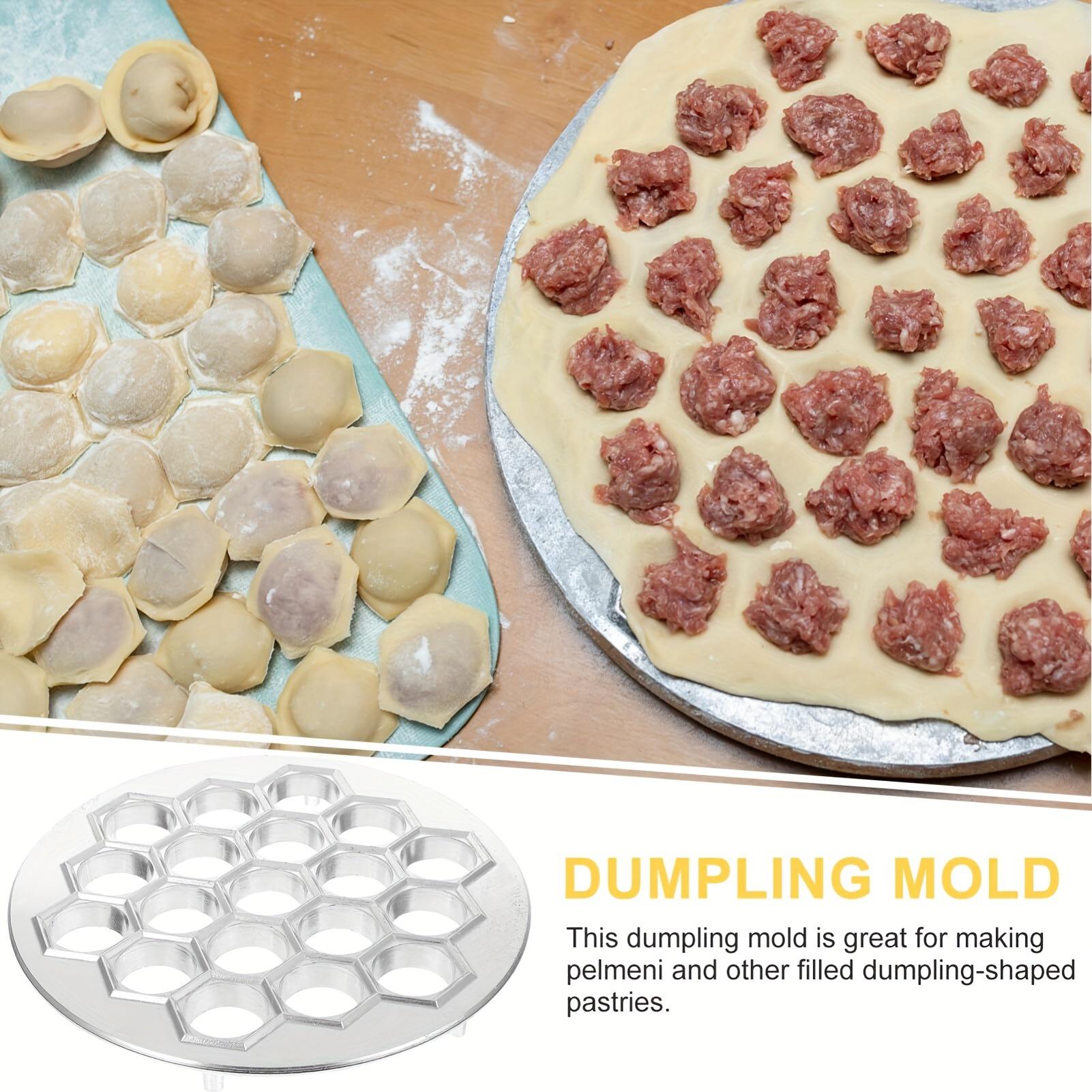 Easy-to-Use Aluminum Dumpling Maker,37-Hole Ravioli Press for DIY Dough & Pastry for Meat Dumplings,Essential Kitchen Gadget