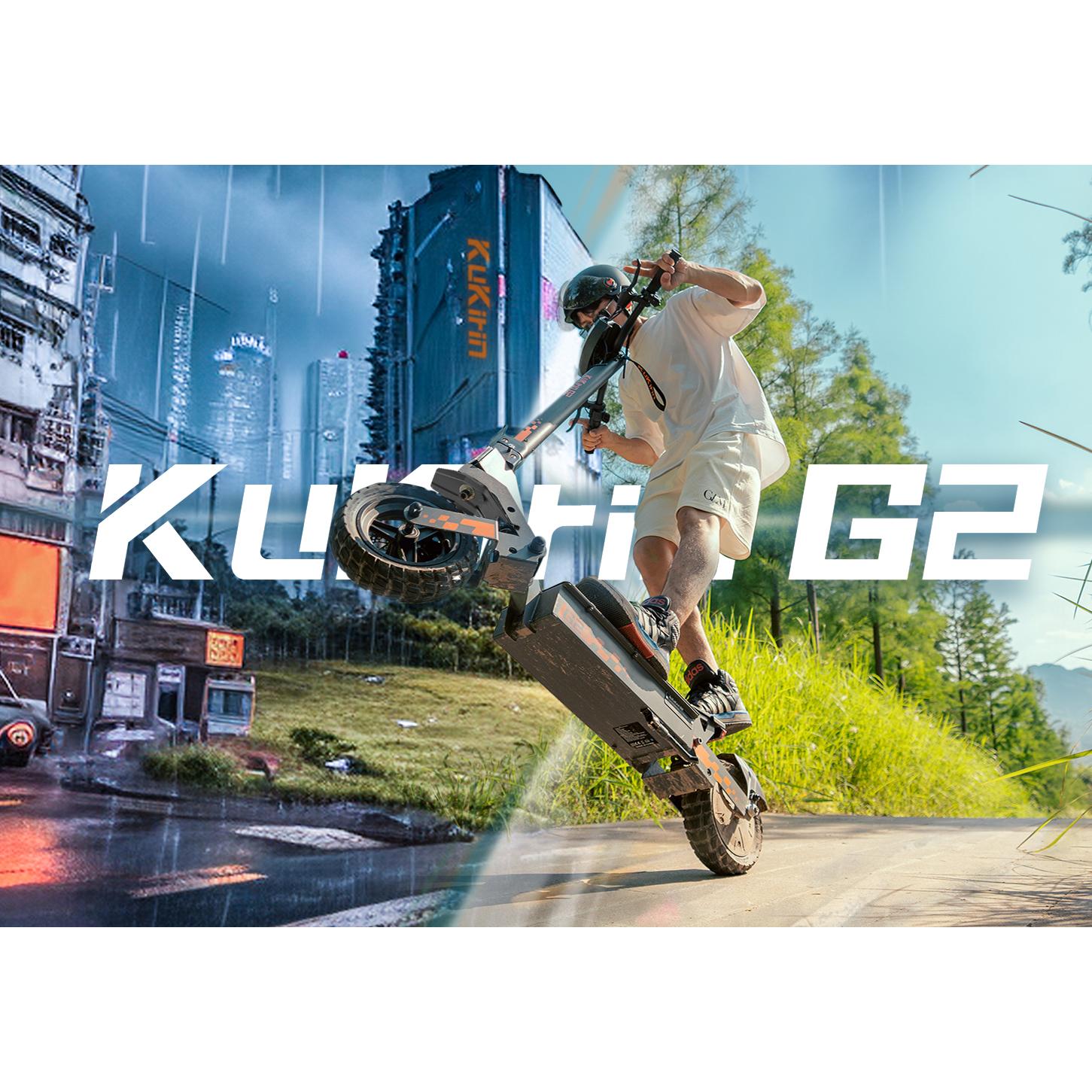 KuKirin G2 Folding Electric Scooter For Adult 800W Brushless Motor 48V 15AH Battery Foldable Escooter 10 Inch  Off-Road