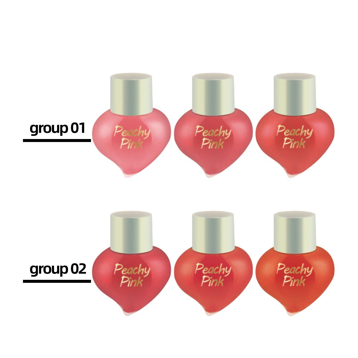 3 stks/set Sappige Perzik Vorm Matte Lipgloss Waterdichte Vloeibare Lipstick 3.5gx3