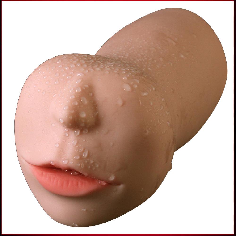 Realistic Oral 3D Deep Throat with Tongue Teeth Artificial Vagina Male Masturbator Realistic Pussy Oral Sex Toys for Men