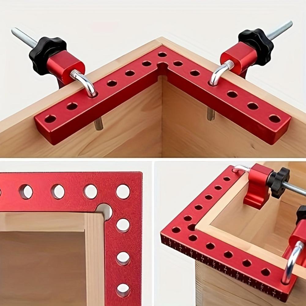 90-Degree Positioning Square Right Angle Clamp 5.5 "x 5.5" (14 X 14cm) Aluminum Alloy Carpenter Corner, Clamping Square Tool