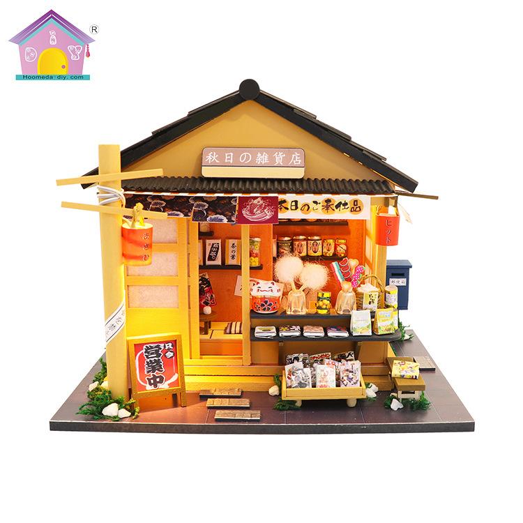 DIY Puppenhaus aus Holz Puppenhaus Bausatz Puzzle Gebäude Modell Spielzeug für Kinder Geburtstagsgeschenke