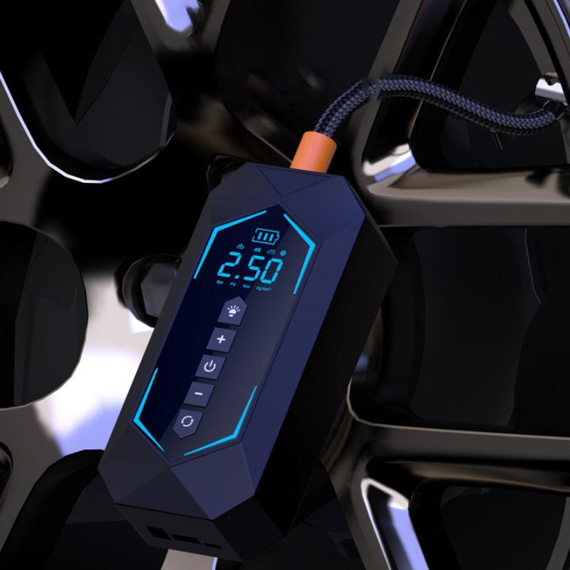 SEAMETAL Wireless Tire inflator Air Injector For Vehicle 12V 150PSI Car Automatic Air Filler Bicycle Portable Electric Pump Compressor