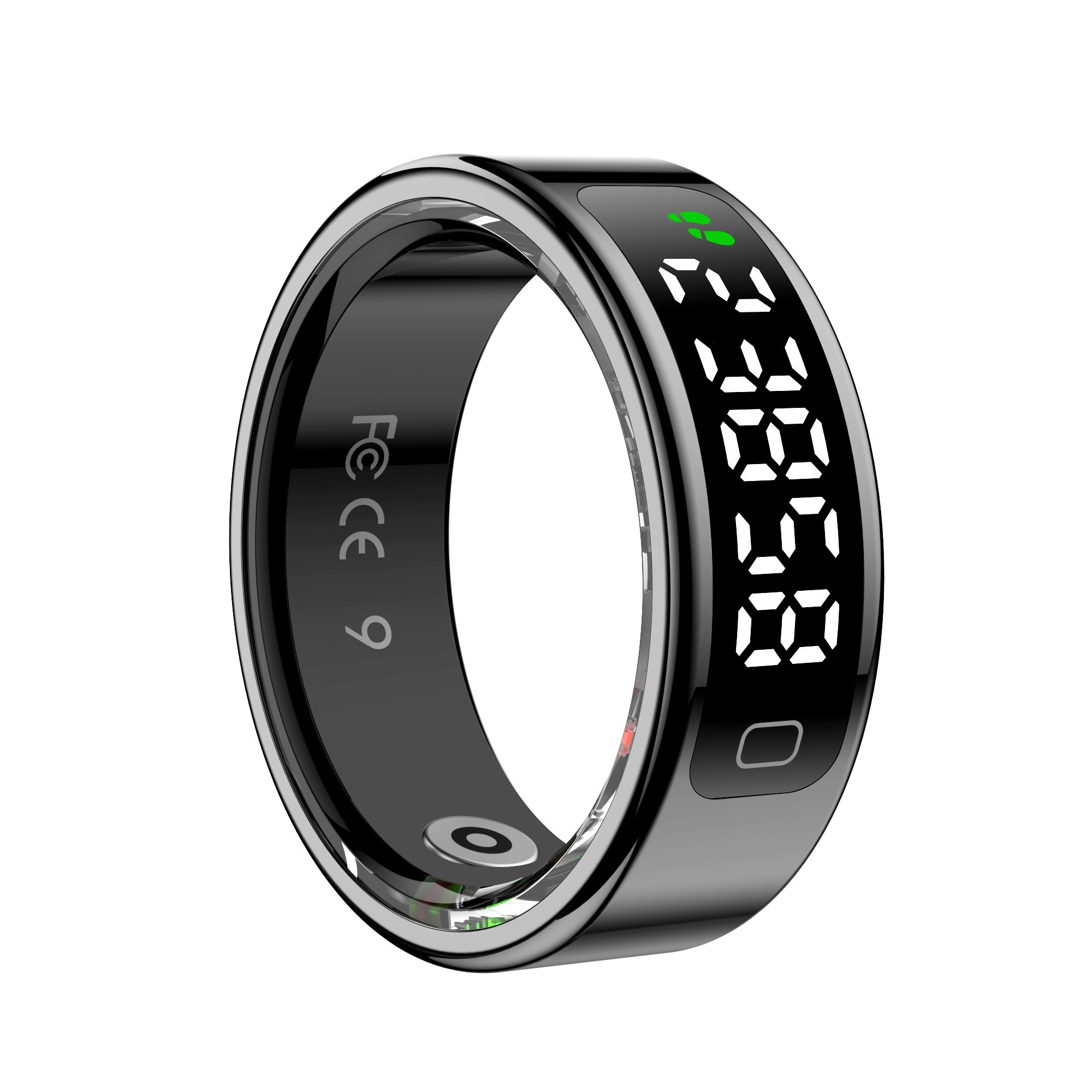 Smart Ring Heart Rate Blood Oxygen Blood Pressure Measuremen Men Women Fitness Tracker Sport IP68 Waterproof Bluetooth Ring