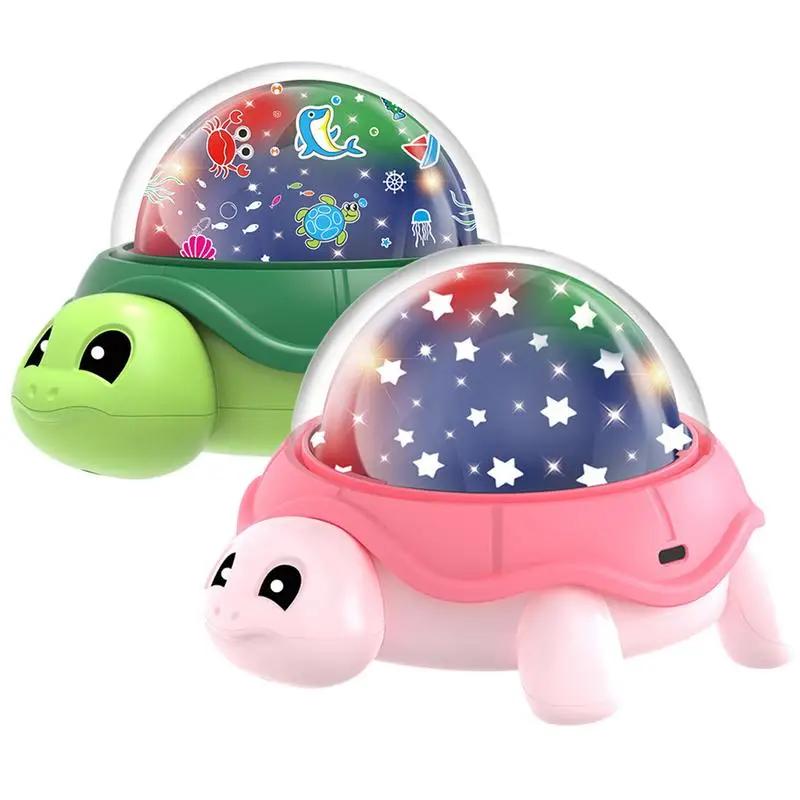 Children Tortoise Projector Lamp Ocean Starry Skys Projector Lamp Bedroom Decoration Night Light