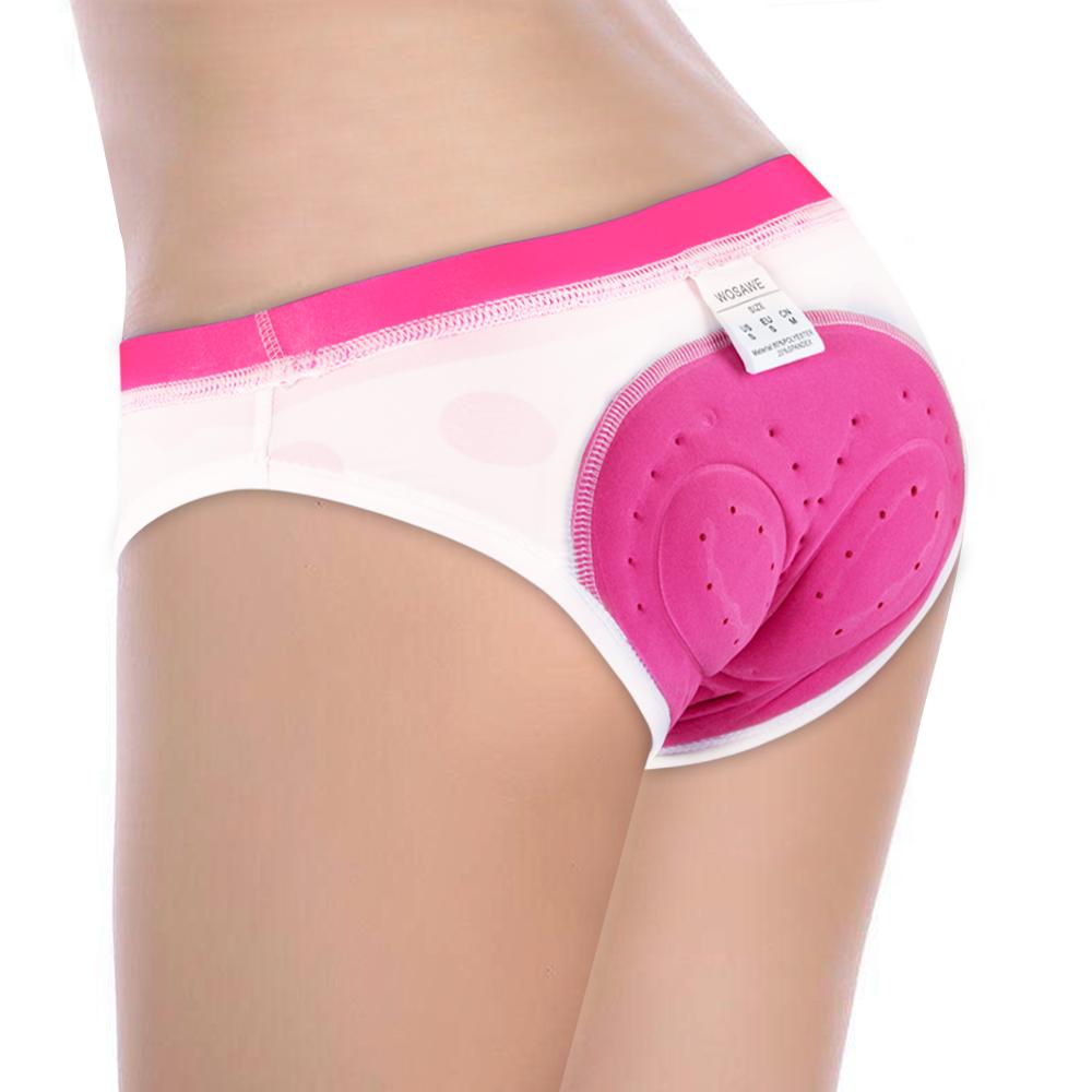 Ladies Cycling Underwear Breathable Padded MTB Bike Underpant Triangle Shorts