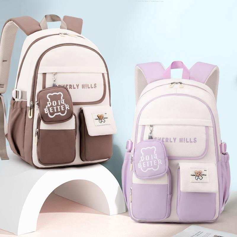 School Start Must Have Children's Schoolbag Junior High Middle School College Student Backpack Large Capacity High Value Cartoon Book Bag for Teenager