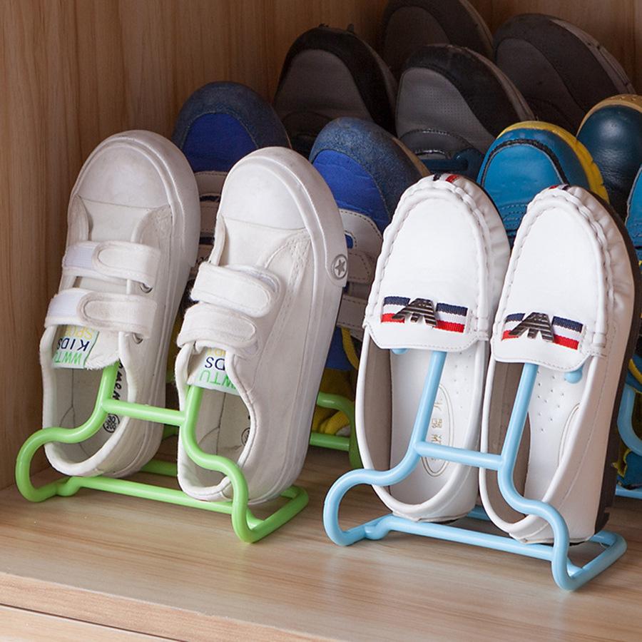 2PCS 2 In 1 Stand Up Storage Shoe Rack Shoe Rack for Kids Multifunctional Balcony Shoe Rack Drying Shoe Rack