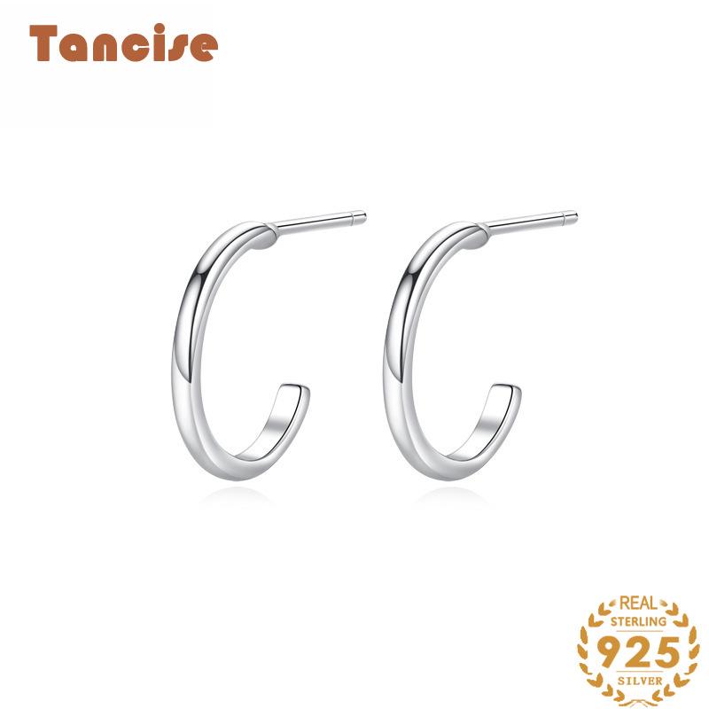 Tancise 925 Sterling Silver Zircon Earrings Drop Earrings For Women Wedding Party Gifts