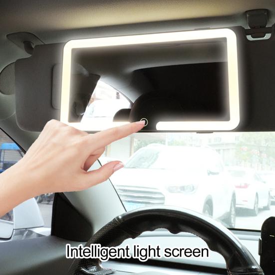 LED světelný režim plynule stmívající sluneční clona kosmetické zrcátko Dobíjecí kosmetické zrcátko s dotykovým senzorem Pohodlné kosmetické zrcátko do auta