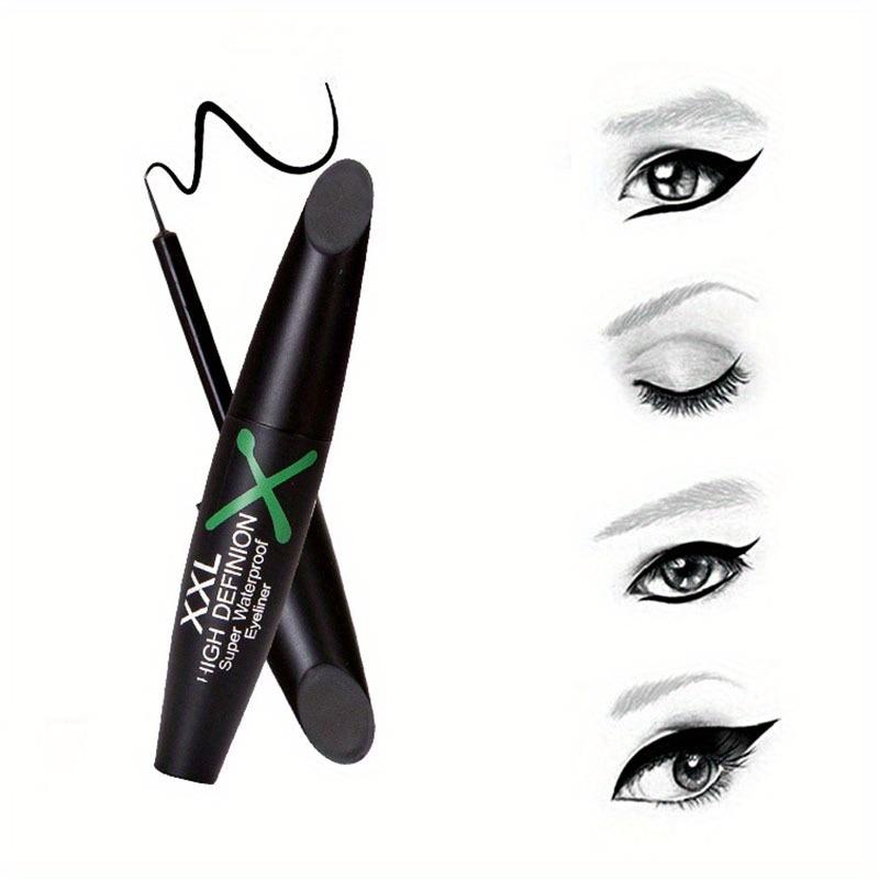6ml Large Volume Eyeliner,Waterproof, Sweat Proof, No Smudging, Fast Drying Eyeliner,longlasting Cool Black Eyeliner for Beginners