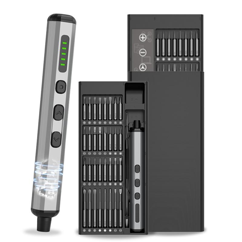 68 w 1 Magnetyczny Zestaw Wierteł, Mini Elektryczny Śrubokręt, Akumulatorowy Przenośny Zestaw Naprawczy, Odpowiedni Do Elektroniki Laptopów, Okularów, Zegarów, Smartfonów
