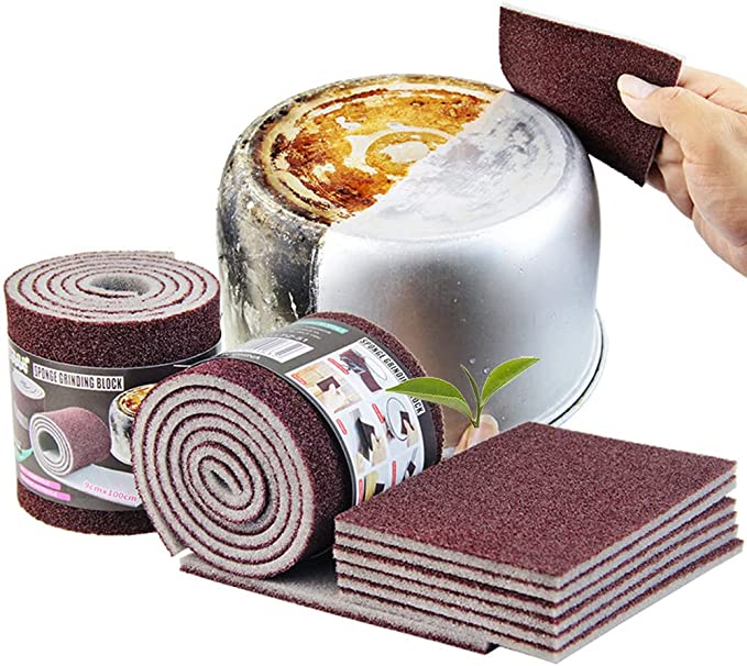 1/5 Carborundum Katlakivieemaldus Puhastus Magic Sponge Liivapaber Käsn Koduköögi tööriistad