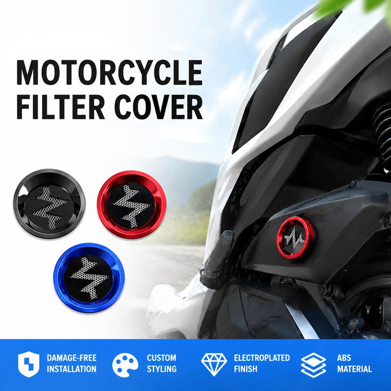 SEAMETAL ABS Air Intake Filter Cap Decorative Protection Cover for Honda PCX ADV Click Vario Stylo Motorcycle
