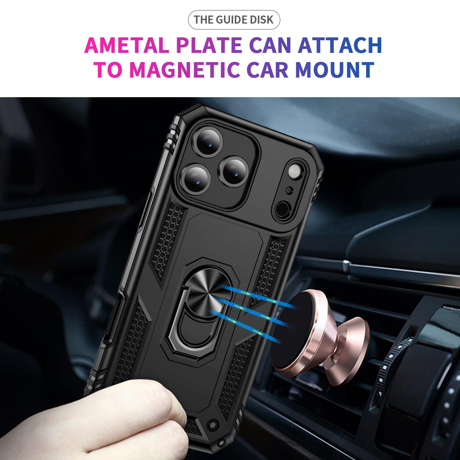 For iPhone 17 Promax 16 15 14 13 Pro Max Cases Phone Cover Shockproof Case Kickstand Ring Magnetic Cover