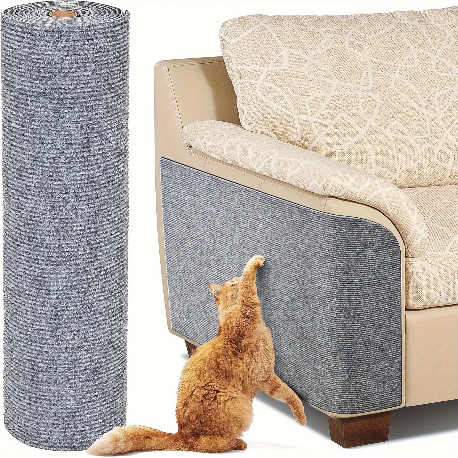 One Piece of Self-Adhesive Cat Scratching Mat, a Sturdy Sisal Protector for Furniture, Customizable Scratching Pad for Safeguarding Couches, Sofas