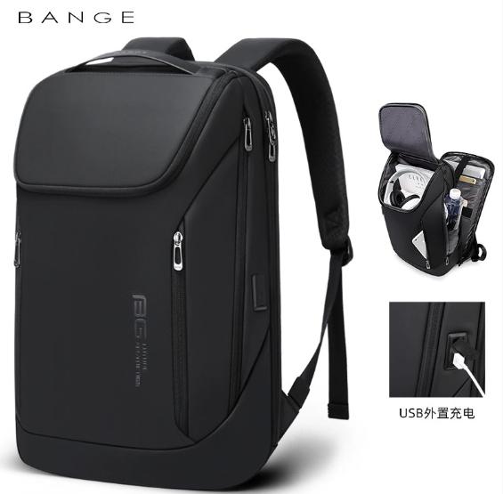 BANGE New Men Fashion Backpack Multifunction 15.6 Inch Laptop Backpack Outdoor Travel Bag Backpack