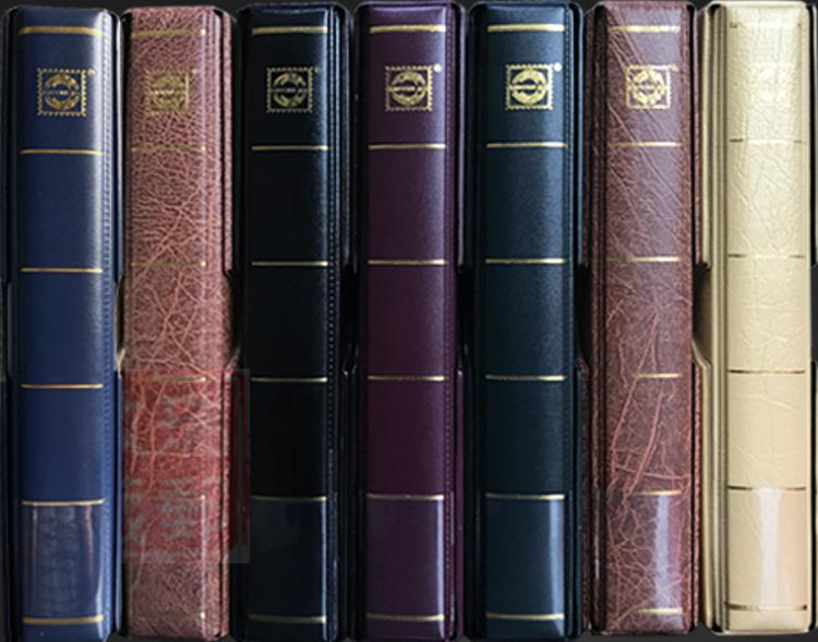 Frimerkesamlingsbok med stor kapasitet, samlingsbok for papirmynter, med støvdeksel, utvidbar kapasitet, eksklusivt utseende